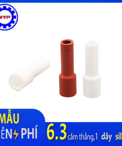 Vỏ bọc đầu cos 6.3, cắm thẳng, 1 dây