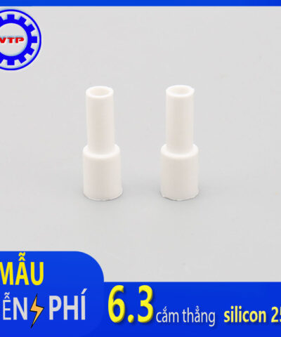 Vỏ bọc đầu cos 6.3, cắm thẳng 250pvc