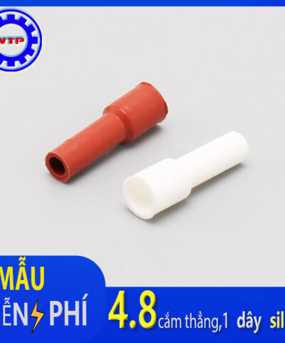 Vỏ bọc đầu cos 4.8, cắm thẳng, 1 dây