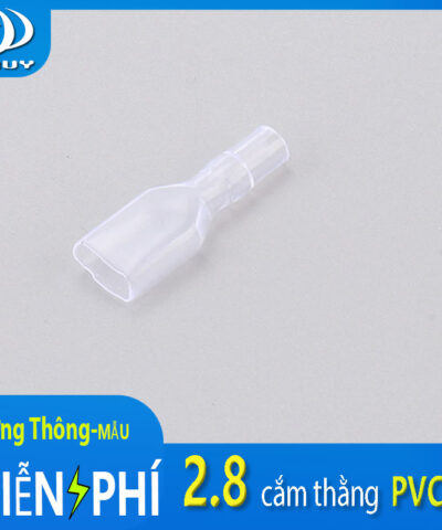 Vỏ bọc đầu cos 2.8 cắm thẳng PVC 110