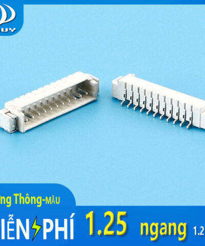 Giắc nhựa 1.25 ngang