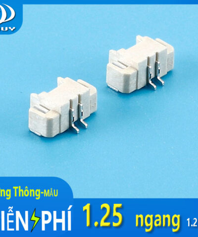 Giắc nhựa 1.25 ngang