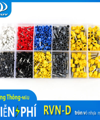 Đầu cos tròn bọc nylon ( có ống bọc bằng đồng)