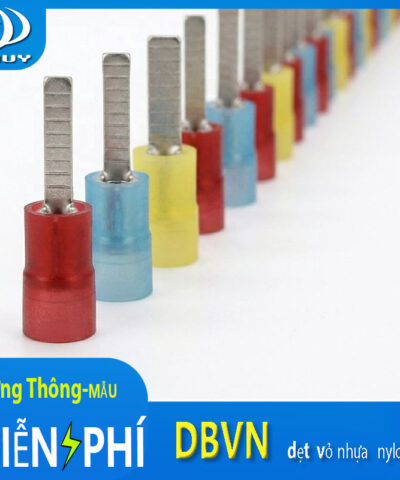 Đầu cos dẹt bọc nylon