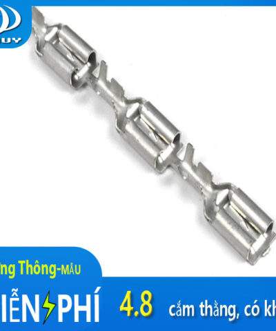 Đầu cos 4.8 cắm thẳng, có khóa