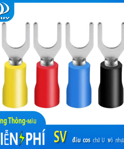 Đầu cos chữ U bọc nhựa PVC