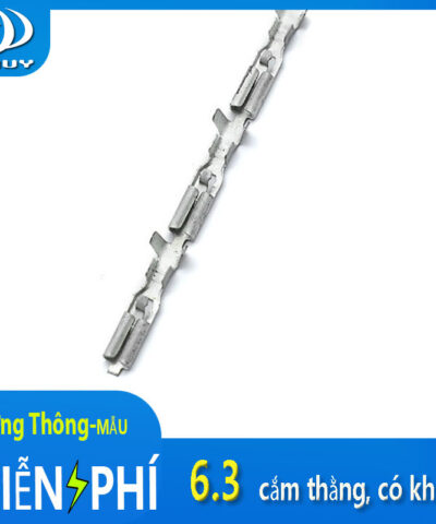 Đầu cos 6.3 cắm thẳng, có khóa