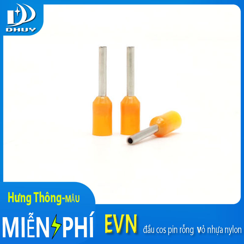 Đầu cos pin rỗng bọc nylon-EVN