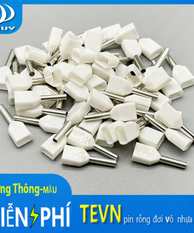 Đầu cos pin rỗng đôi bọc nylon- TEVN