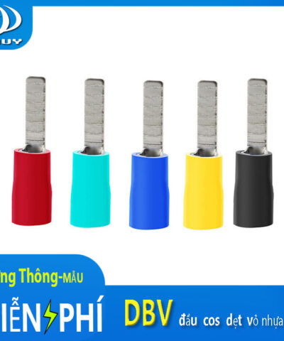 Đầu cos dẹt bọc nhựa PVC