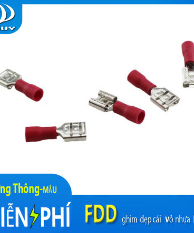 Đầu cos ghim dẹp cái bọc nhựa PVC